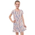 Floral Branches Plant Drawing Kids  Cross Web Dress View1