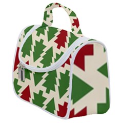 Christmas Trees Holiday Satchel Handbag by artworkshop