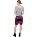 Peacock Plumage Fearher Bird Pattern Pocket Shorts View2