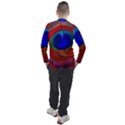 Peacock Plumage Fearher Bird Pattern Men s Pique Long Sleeve Tee View2