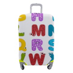 Vectors Alphabet Eyes Letters Funny Luggage Cover (small) by Sapixe