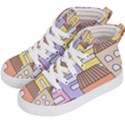 Houses City Architecture Building Kids  Hi-Top Skate Sneakers View2