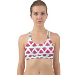 Illustration Watermelon Fruit-food Melon Back Web Sports Bra