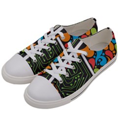 Maintaining Physical Brain Men s Low Top Canvas Sneakers