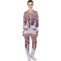 Cerebrum Human Structure Cartoon Human Brain Casual Jacket and Pants Set View1