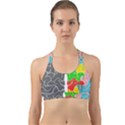 Clip Art Brain Halves Back Web Sports Bra View1