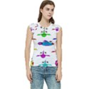 Fish Swim Cartoon Funnycute Women s Raglan Cap Sleeve Tee View1