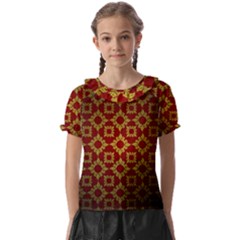 Antique Kids  Frill Chiffon Blouse