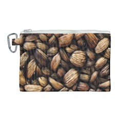 Coffe Canvas Cosmetic Bag (large) by nateshop