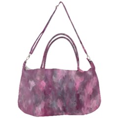 Abstract-pink Removal Strap Handbag by nateshop