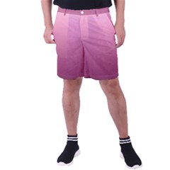 Background-pink Men s Pocket Shorts
