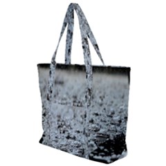  Rain Drops Water Liquid  Zip Up Canvas Bag by artworkshop