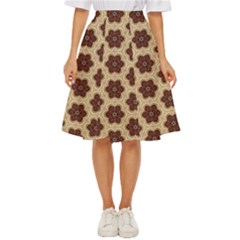 Pattern-flower Classic Short Skirt