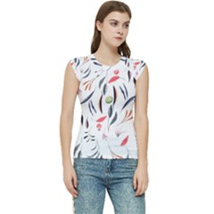 Watercolor-fruit Women s Raglan Cap Sleeve Tee