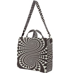 Retro-form-shape-abstract Square Shoulder Tote Bag