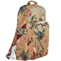 Flower Cubism Mosaic Vintage Double Compartment Backpack View2
