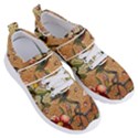 Flower Cubism Mosaic Vintage Women s Velcro Strap Shoes View3