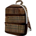 Books Bookcase Old Books Historical Zip Up Backpack View1