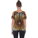 Barcelona Stained Glass Window Cut Out Side Drop Tee View2