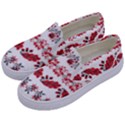 Vectors Ukraine Scheme Pattern Kit Kids  Canvas Slip Ons View2