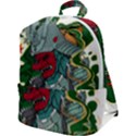 Armor Japan Maple Leaves Samurai Zip Up Backpack View1