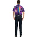 Purple Drawing Digital Art Men s Short Sleeve Pocket Shirt  View2
