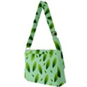 Background Pattern Leaves Nature Full Print Messenger Bag (L) View2
