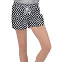 Background Pattern Geometric Velour Lounge Shorts View1