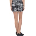 Background Pattern Geometric Velour Lounge Shorts View2