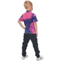 Abstract Background Shapes Banner Kids  Polo Tee View2