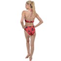 Christmas Christmas Tree Pattern Plunging Cut Out Swimsuit View2