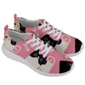 Cat Pattern Backgroundpet Men s Lightweight Sports Shoes View3