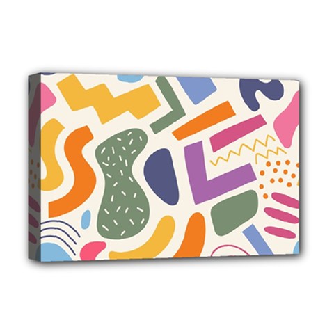 Abstract Pattern Background Deluxe Canvas 18  X 12  (stretched)