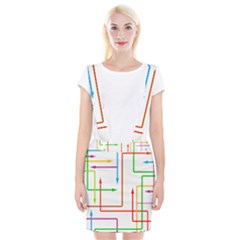 Arrows Direction Productionplanning Braces Suspender Skirt