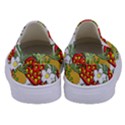 Strawberries Berry Strawberry Leaves Kids  Canvas Slip Ons View4