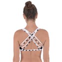 Halftone Pattern Dot Modern Retro Texture Circle Got No Strings Sports Bra View2