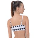 Halftone Pattern Dot Modern Retro Texture Circle Knot Up Bikini Top View2