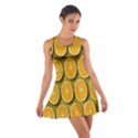 Orange Slices Cross Sections Pattern Cotton Racerback Dress View1