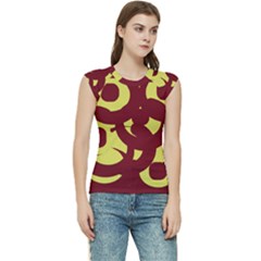 Illustration Art Pattern Design Painting- Women s Raglan Cap Sleeve Tee