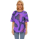 Abstract Background Shape Shapes Oversized Basic Tee View1