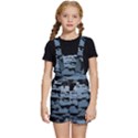 Illustration Background Pattern Modernart Kids  Short Overalls View1