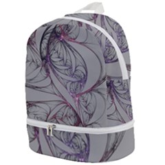 Art Illustration Abstract Background Watercolor Zip Bottom Backpack