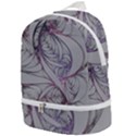 Art Illustration Abstract Background Watercolor Zip Bottom Backpack View1