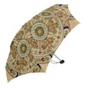 Illustration Painting Vintage Antique Plate China Mini Folding Umbrellas View2