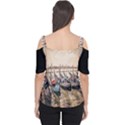 Black Several Boats - Colorful Italy  Cutout Shoulder Tee View2