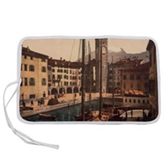  The Harbor, Riva, Lake Garda, Italy 1890-1900 Pen Storage Case (l)