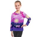 Landscape Illustration Illustrator Kids  Long Mesh Tee View1