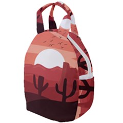 Artistic Digital Landscape Art Travel Backpacks