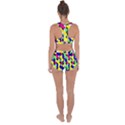 Illustration Geometric Form Circle Line Pattern Racerback Boyleg Bikini Set View2