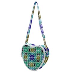 Mosaic Heart Shoulder Bag